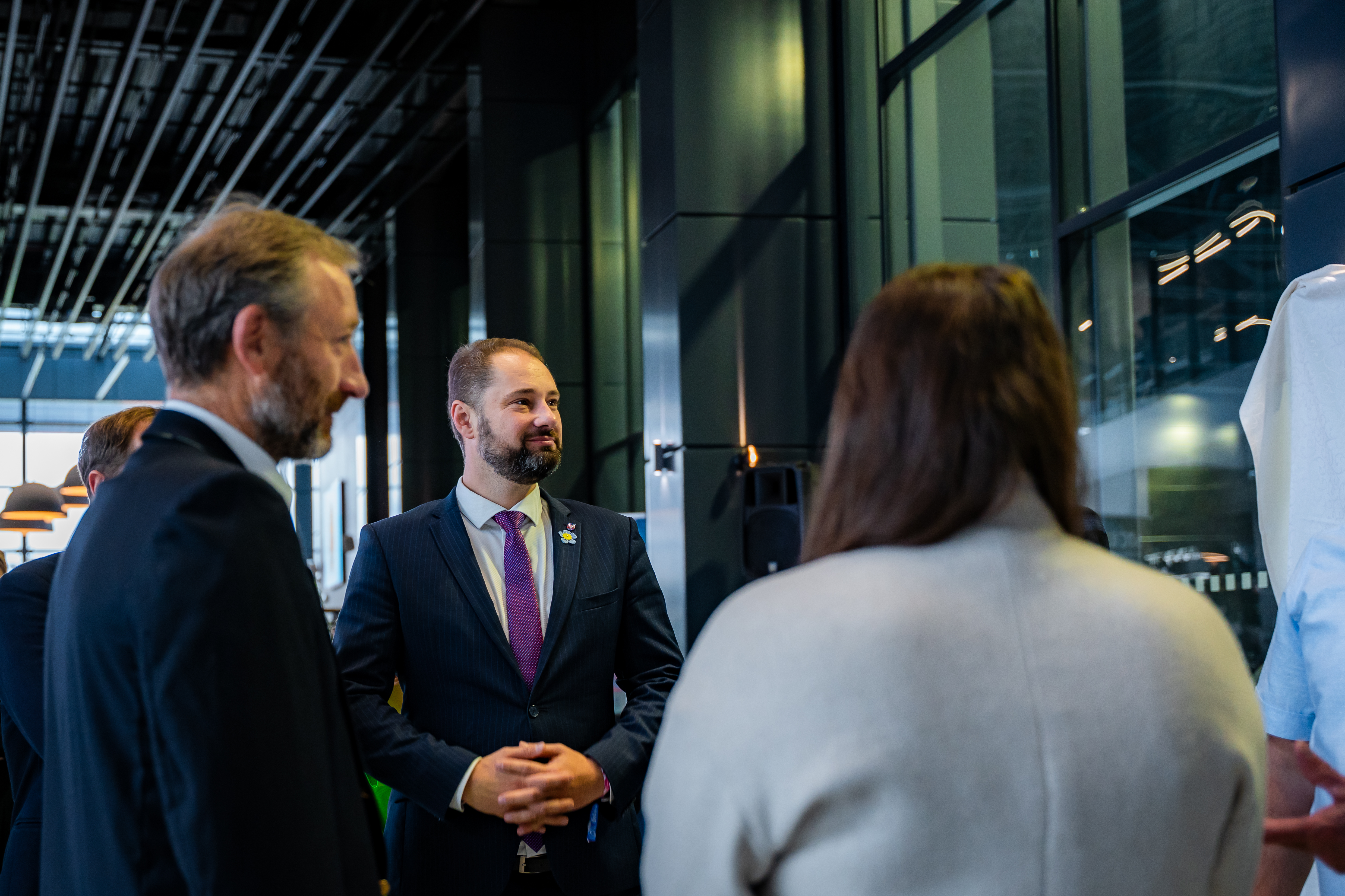 Slavnostne odhalenie pamatnej tabule STAVBA ROKA 2024 - Narodne treningove centrum Kosice